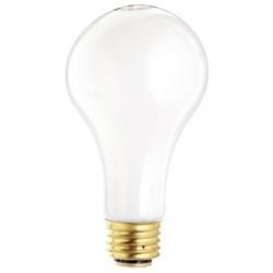 (OBSOLETE)50/100/150 WATT A21 INCANDESCENT WHITE 2500 AVERAGE RATED HOURS MEDIUM BASE 120 VOLTS